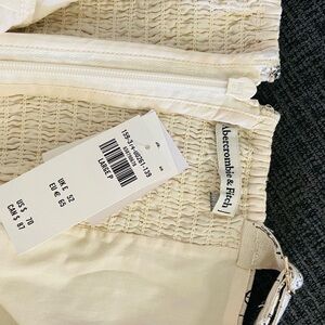 Linen blend wide strap mini dress, beige PATTERN 19”W, 31” L